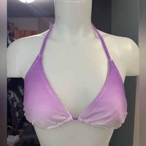 NWT Xhilaration Purple Triangle Bikini Top